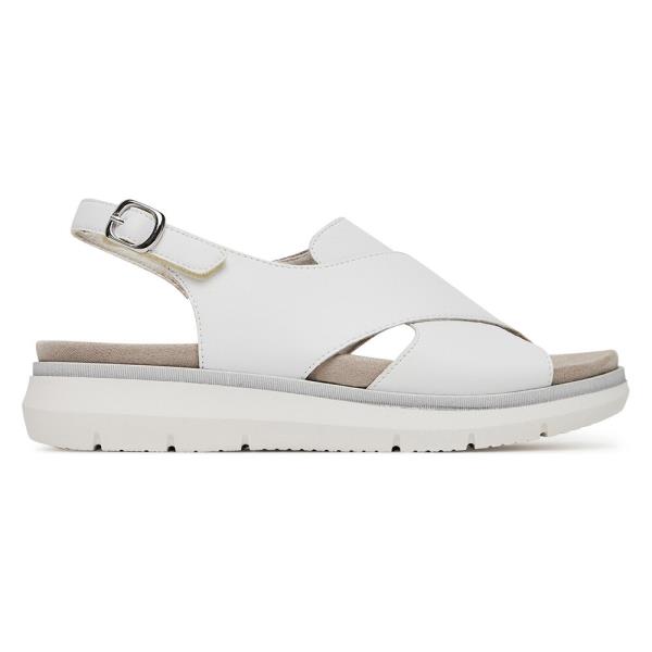 Sandály Remonte D2K56-80 Syntetický materiál,Přírodní kůže (useň)/-Přírodní kůže (useň)