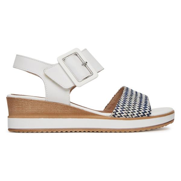 Sandály Remonte D6453-80 Přírodní kůže pokrytá syntetickým materiálem,Látkový materiál