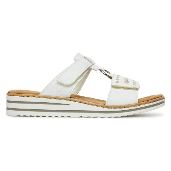 Pantofle Rieker V0636-80 Syntetický materiál