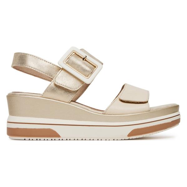 Sandály Remonte D1P50-91 Syntetický materiál,Přírodní kůže (useň) - Lícová