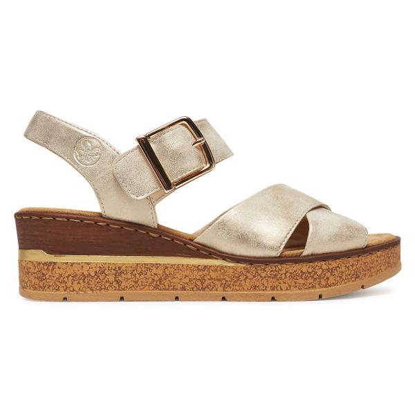 Sandály Rieker 63795-60 Syntetický materiál