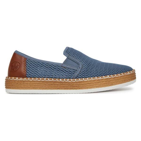 Polobotky Rieker L7873-12 Látkový materiál,Syntetický materiál