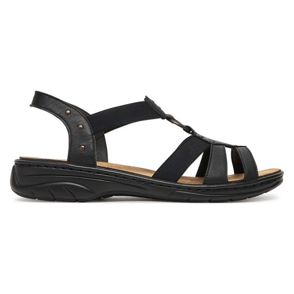 Sandály Rieker 64574-00 Přírodní kůže (useň) - Lícová