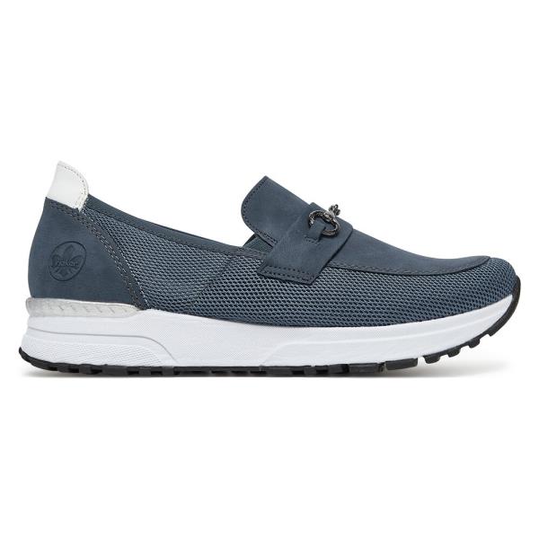 Polobotky Rieker N7455-14 Látkový materiál,Syntetický materiál