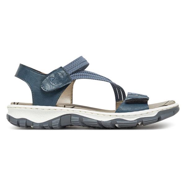 Sandály Rieker 68871-14 Látkový materiál,Syntetický materiál