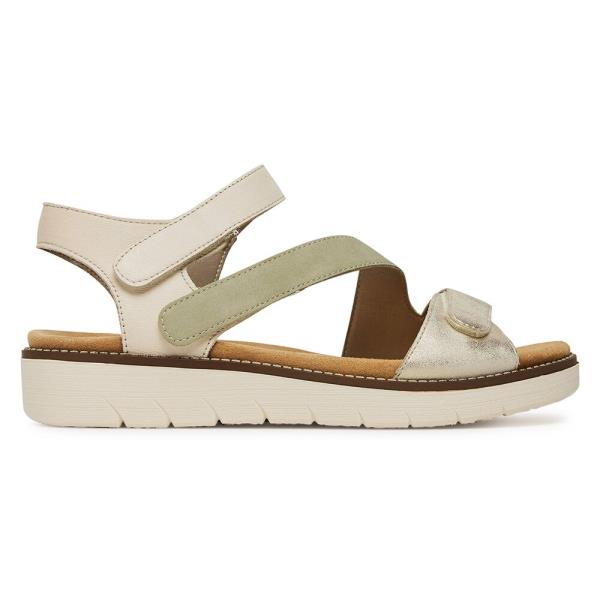 Sandály Remonte D2050-62 Syntetický materiál,Přírodní kůže (useň) - Lícová