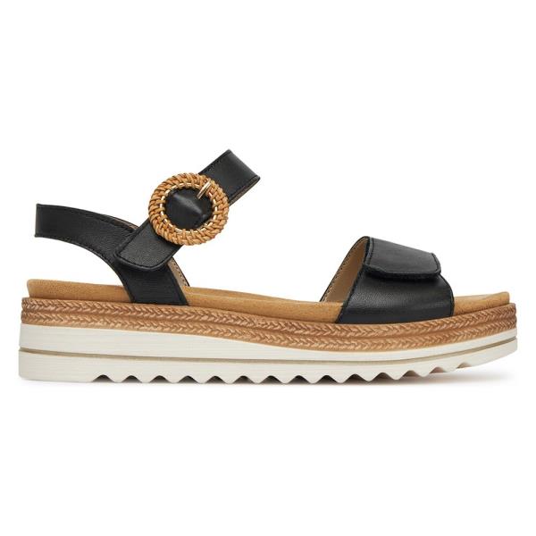 Sandály Remonte D0Q52-00 Přírodní kůže (useň) - Lícová