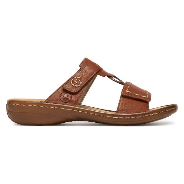 Pantofle Rieker 60822-24 Syntetický materiál