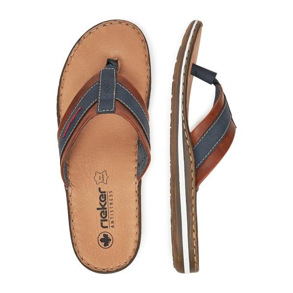 Pantofle Rieker 21072-14 Syntetická tkanina