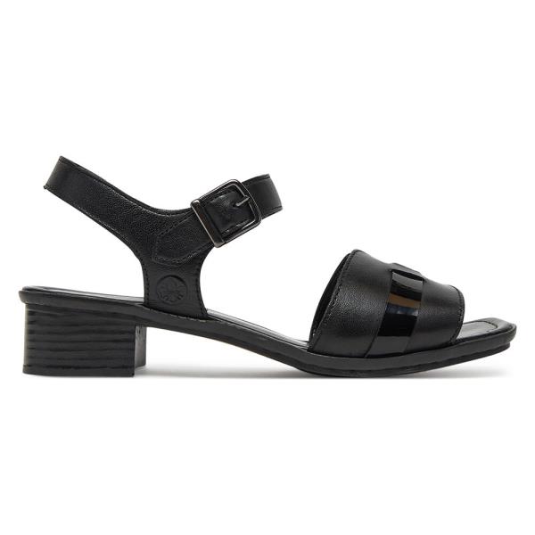 Sandály Rieker 62685-00 Přírodní kůže (useň) - Lícová