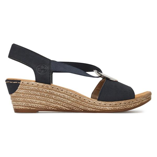 Sandály Rieker 624H6-14 Syntetická tkanina