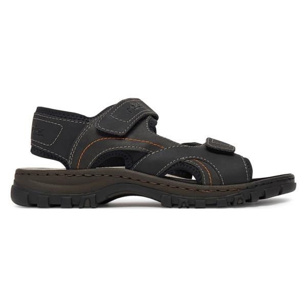 Sandály Rieker 25053-00 Látkový materiál,Syntetický materiál