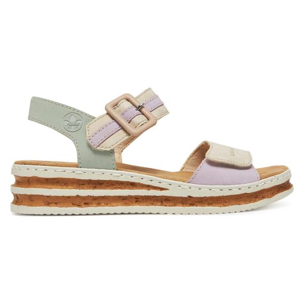 Sandály Rieker 62900-90 Syntetický materiál