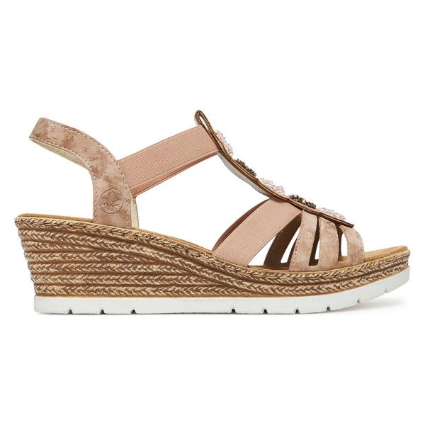 Sandály Rieker 619B2-31 Syntetická tkanina