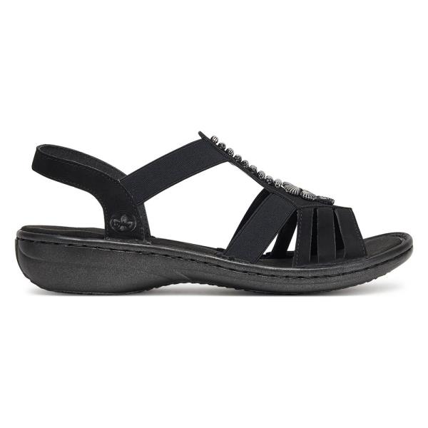 Sandály Rieker 60806-00 Syntetický materiál