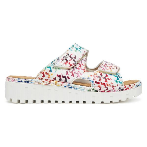 Pantofle Rieker V1392-90 Syntetický materiál