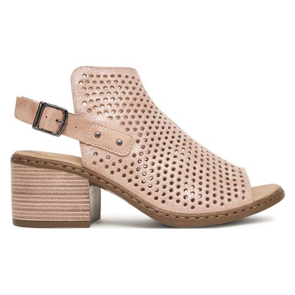 Sandály Rieker V0590-31 Přírodní kůže (useň) - Lícová