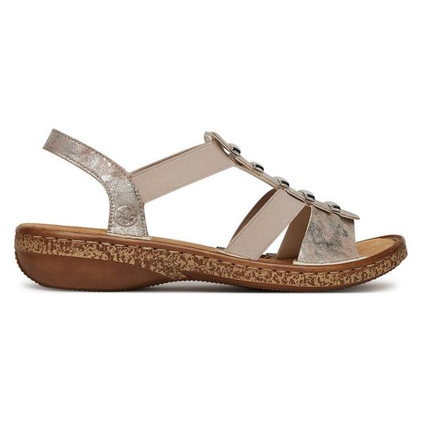 Sandály Rieker 62850-90 Syntetická tkanina