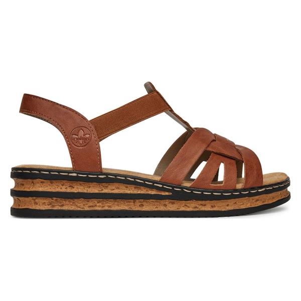 Sandály Rieker 62918-22 Syntetická tkanina