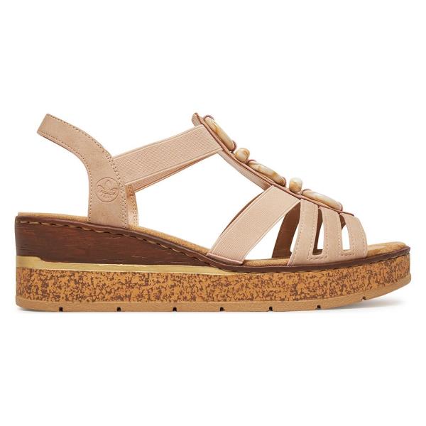 Sandály Rieker 63778-31 Látkový materiál