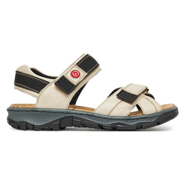 Sandály Rieker 68851-80 Látkový materiál,Syntetický materiál