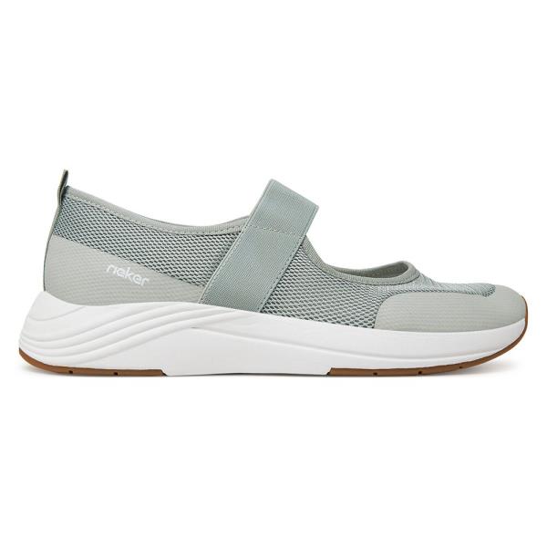 Polobotky Rieker N8551-52 Látkový materiál,Syntetický materiál