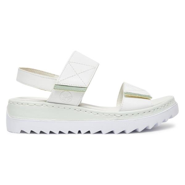 Sandály Rieker V4475-80 Přírodní kůže pokrytá syntetickým materiálem