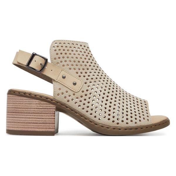 Sandály Rieker V0590-60 Přírodní kůže (useň) - Lícová