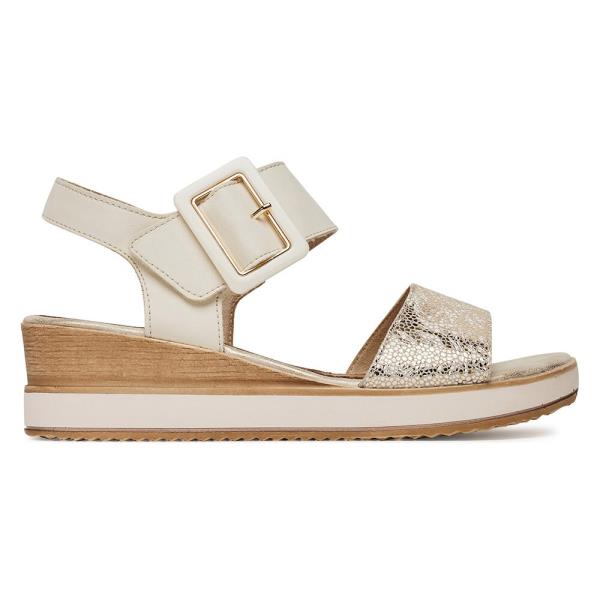 Sandály Remonte D6453-61 Syntetický materiál,Přírodní kůže (useň) - Lícová