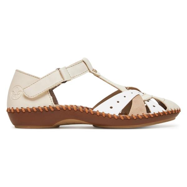 Sandály Rieker M1655-61 Syntetická tkanina