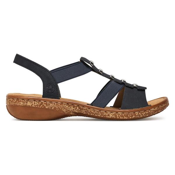 Sandály Rieker 62850-14 Syntetická tkanina