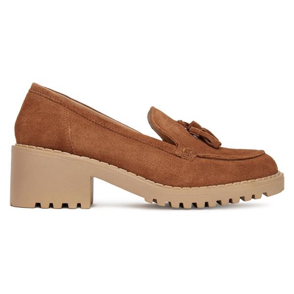 Polobotky Lasocki WB-RONA-21 Přírodní kůže (useň) - Semiš