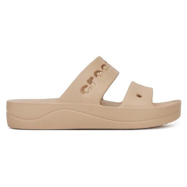 Pantofle Crocs BAYA PLATFORM SANDAL 208188-212 Syntetická tkanina