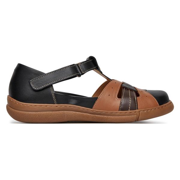 Sandály Go Soft WI23-YUMA-04 Přírodní kůže (useň) - Lícová