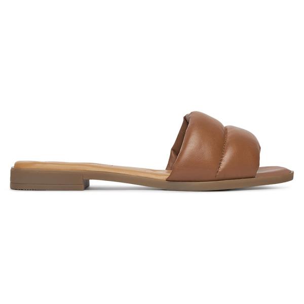 Pantofle Lasocki WI16-MENA-16 Přírodní kůže (useň) - Lícová