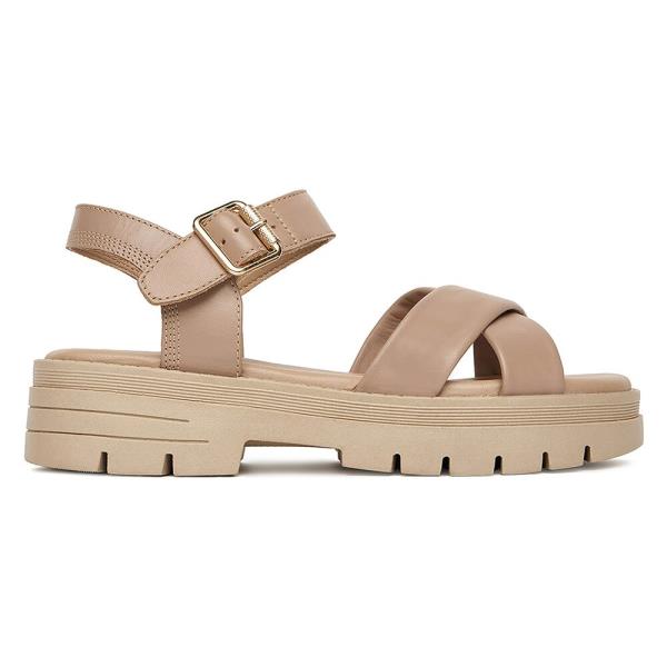 Sandály Lasocki WB-LINA-23 Přírodní kůže (useň) - Lícová