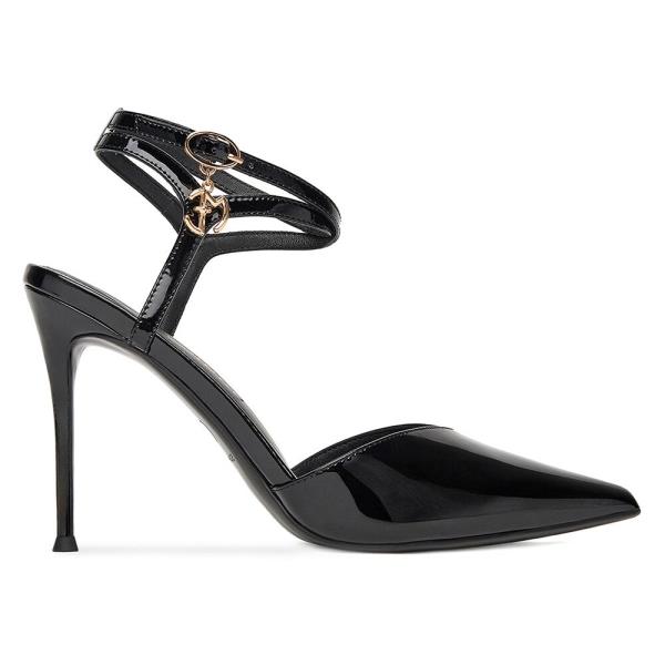 Lodičky EVA MINGE MONA-SLT1582-2 Přírodní kůže (useň) - Lícová