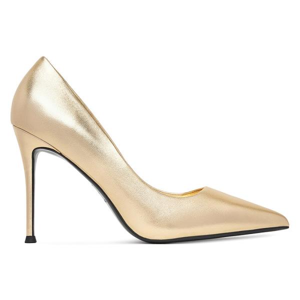 Lodičky EVA MINGE EMAN-SLT1548-3 Přírodní kůže (useň) - Lícová