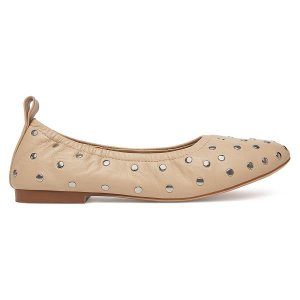 Baleríny Badura HEATHER-LT249060-56 Přírodní kůže (useň) - Lícová