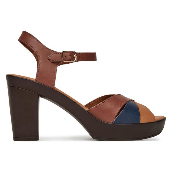 Sandály Lasocki EST-2025N-16 Přírodní kůže (useň)/-Přírodní kůže (useň)