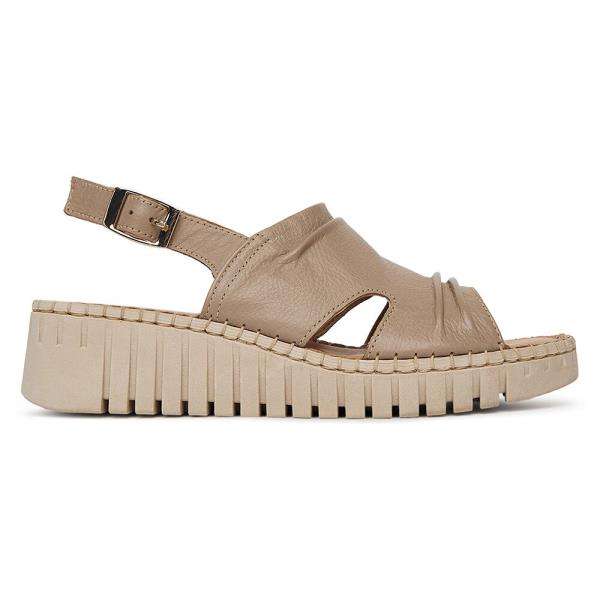 Sandály Lasocki WB-BRIGITTE-02 Přírodní kůže (useň) - Lícová