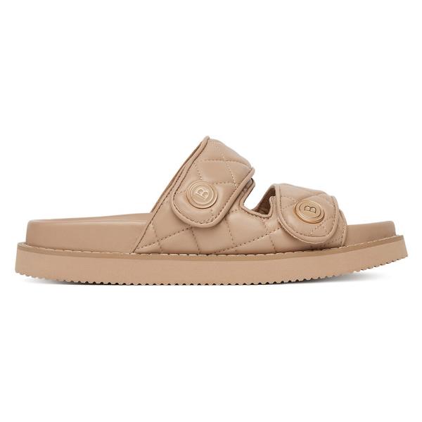 Pantofle Badura CACTUS-124AL2309 Přírodní kůže (useň) - Lícová