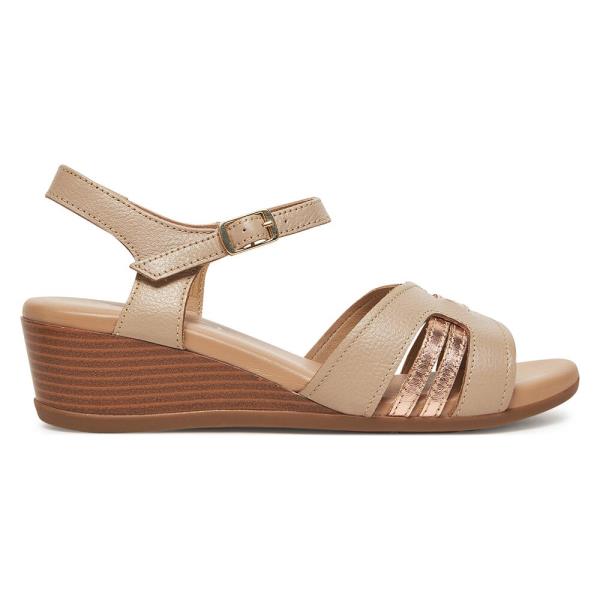 Sandály Lasocki WB-ELIA-02 Přírodní kůže (useň) - Lícová