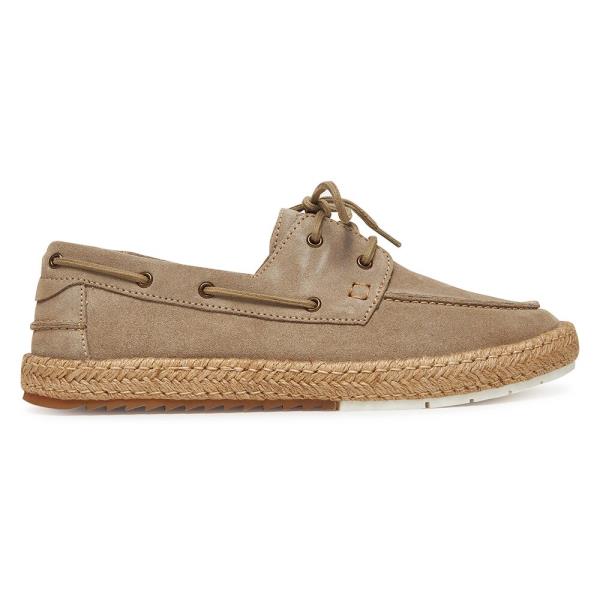 Espadrilky Gino Rossi BUMPER-01 MI08 Přírodní kůže (useň) - Semiš