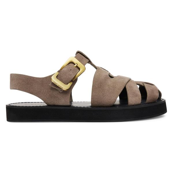 Sandály Gino Rossi LOCK-CS882-HM-01 Přírodní kůže (useň) - Semiš