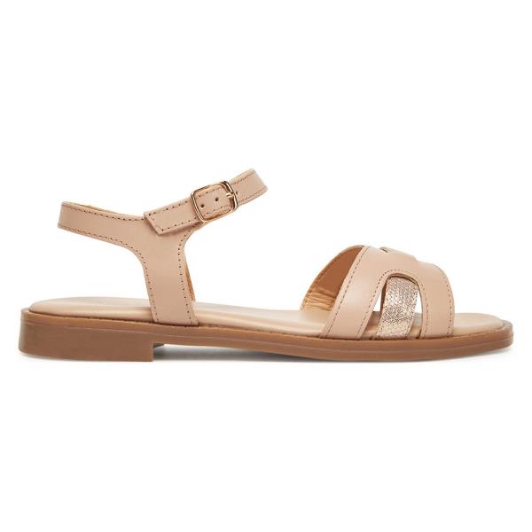 Sandály Lasocki RST-EMIE-04 Přírodní kůže (useň) - Lícová