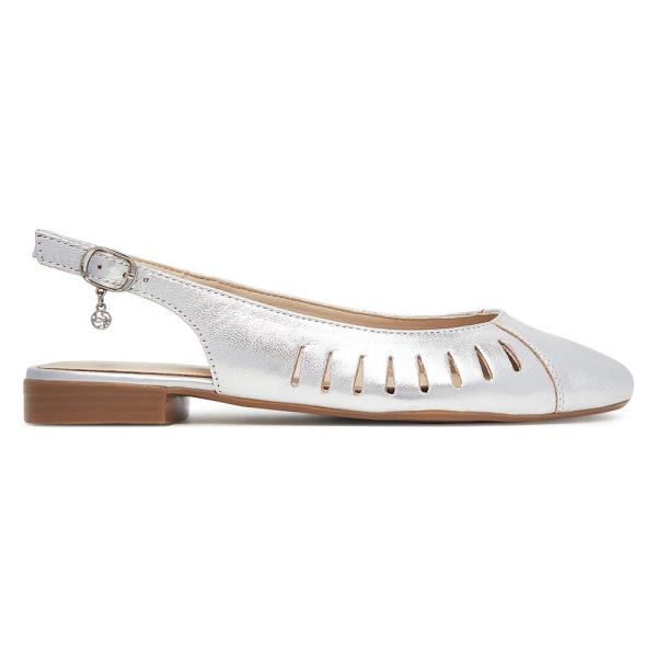 Baleríny Lasocki RST-KOLETTA-15 Přírodní kůže (useň) - Lícová