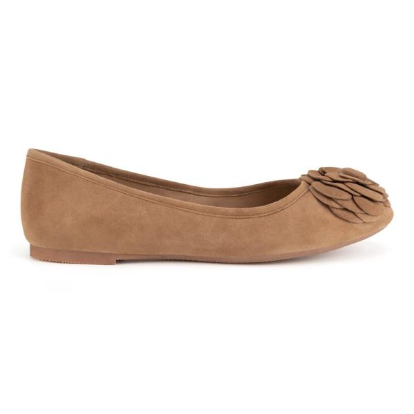 Baleríny Sergio Bardi WI40-F1105-01SB Přírodní kůže (useň) - Semiš