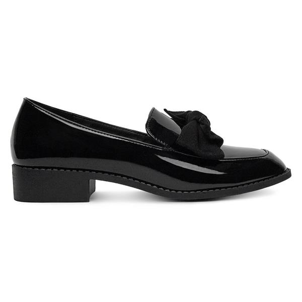 Polobotky DeeZee SQ873-1-BLACK PAT Syntetický materiál