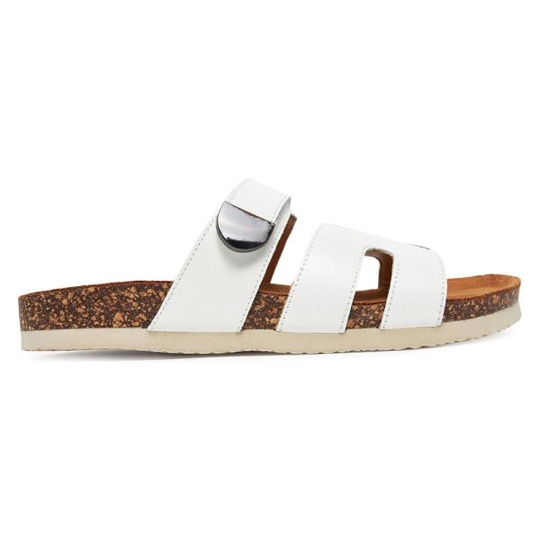 Pantofle Lasocki GRD-22010-02 Přírodní kůže (useň) - Lícová